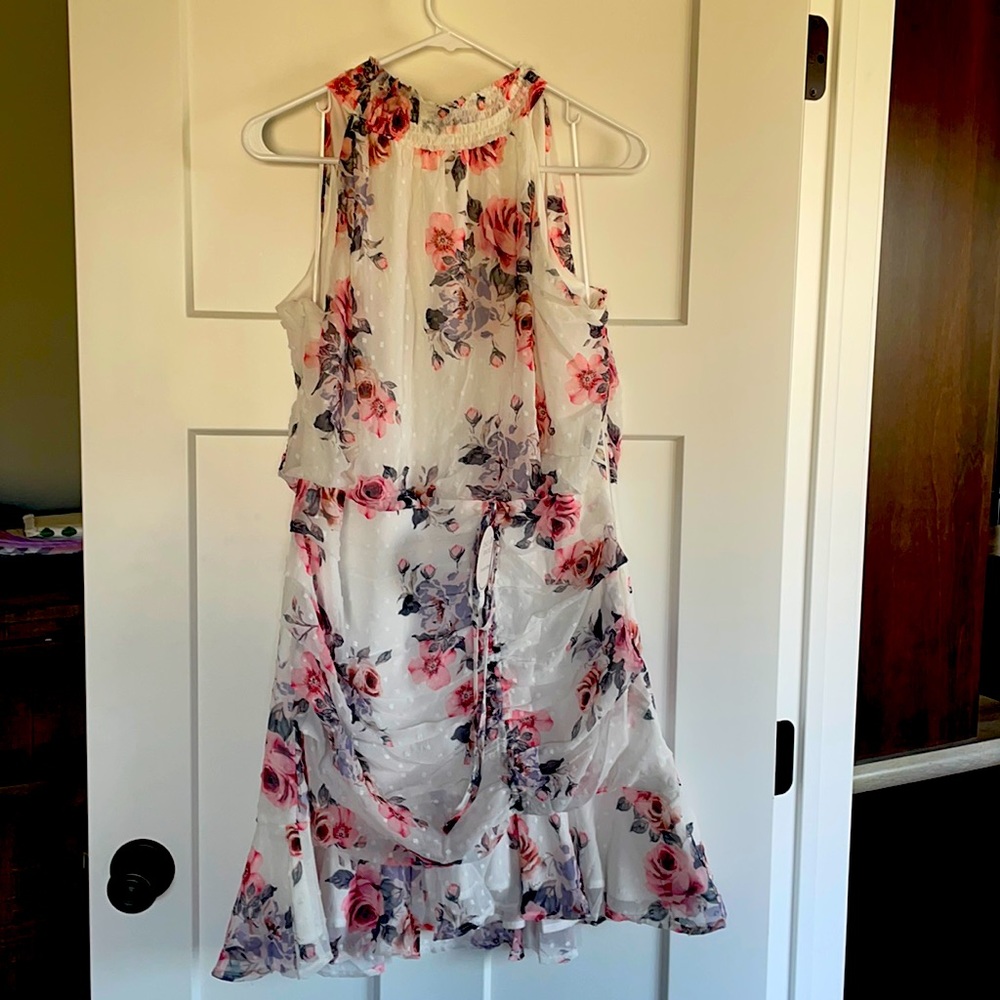 White Floral Dress
